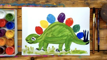 Рисунки разноцветные легкие