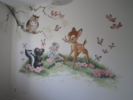 Сказочные стены в детской