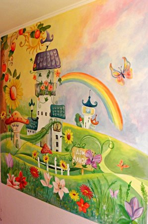 Роспись стен для детей