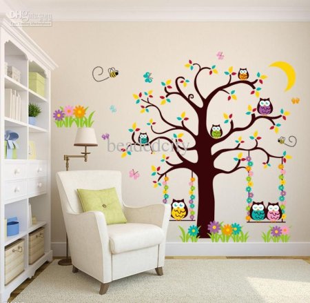 Декор стен в детском саду