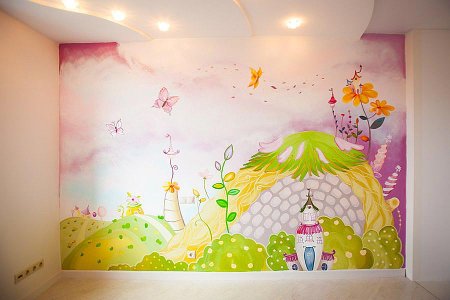 Расписать стены в детском саду