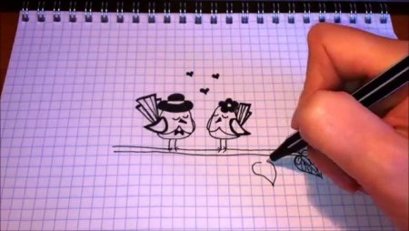 Рисунок ручкой для начинающих