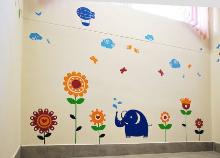 Красивые стены в детском саду