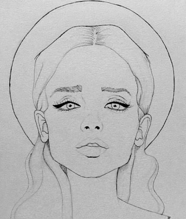 Портрет карандашом легко