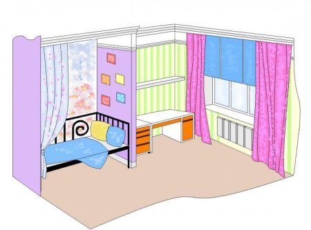Рисунок детской комнаты