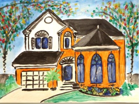 Домик для рисования