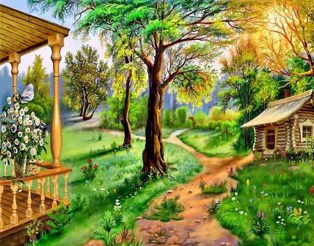 Виктор Цыганов весенний пейзаж