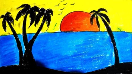 Морской пейзаж для детей