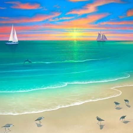 Море мультяшное