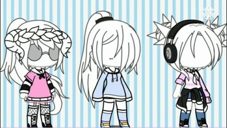 Раскраски аниме Gacha Life