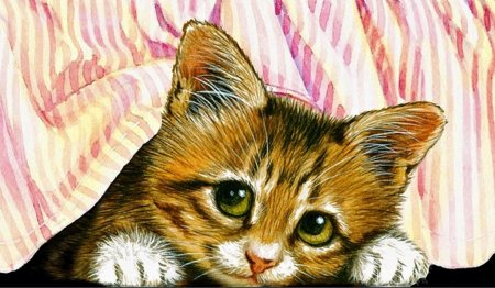 Детская картина с котятами