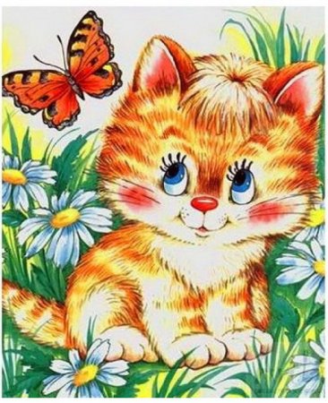 Раскраска. Котики