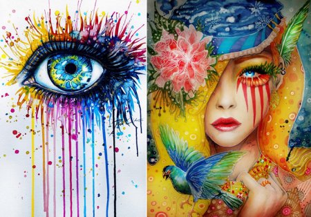 Фантастический пейзаж для детей