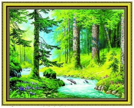 Красивый лес для детей