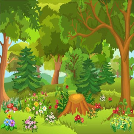 Детские пейзажи природы