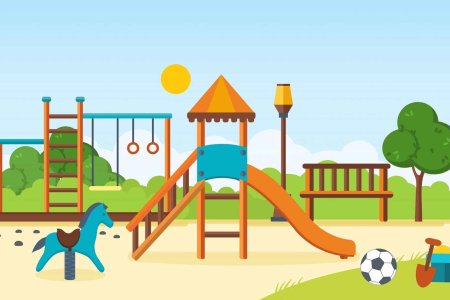 Фоны с детскими площадками
