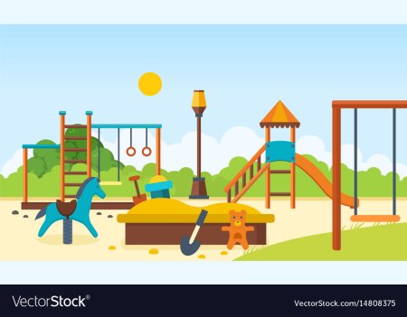 Детские площадки нарисовать