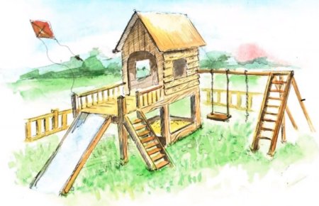 Эскиз детской площадки