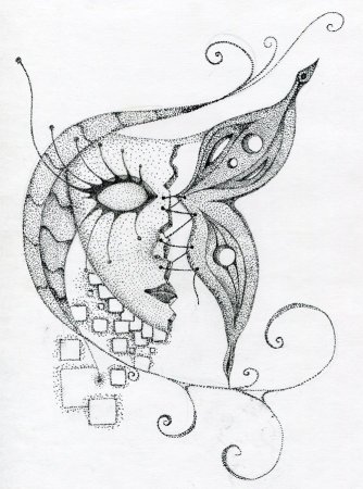 Рисование гелевой ручкой