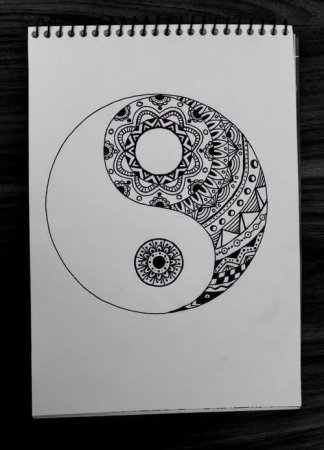 Черная ручка