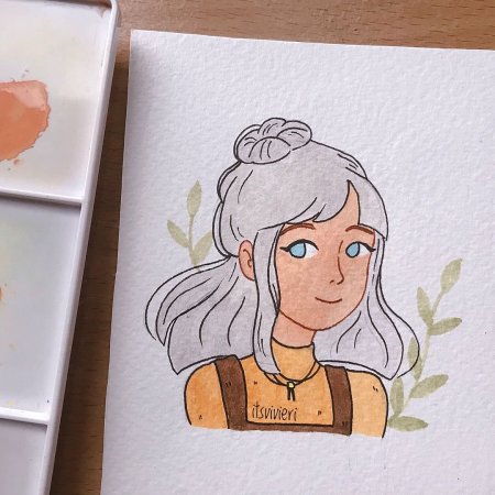 Рисунок в скетчбук легкий