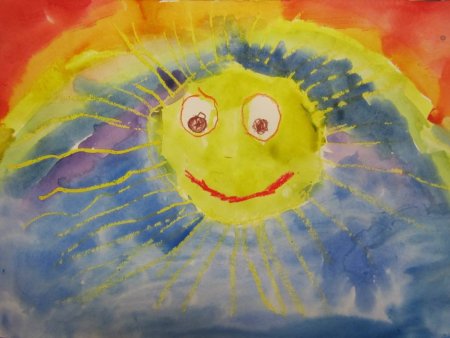 Солнышко для рисования для детей