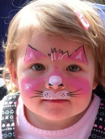 Аквагрим Хэллоу Китти