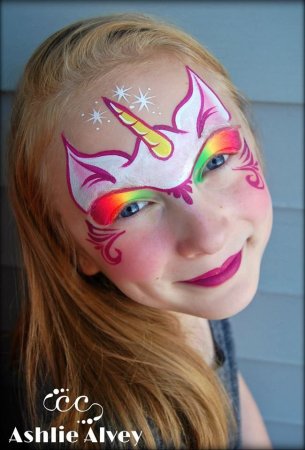 Грим единорога детям