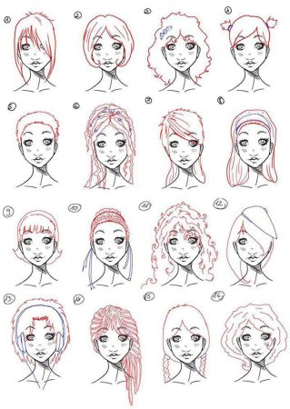 Красивые рисунки людей для начинающих