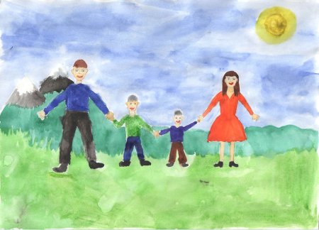 Рисование я и моя семья