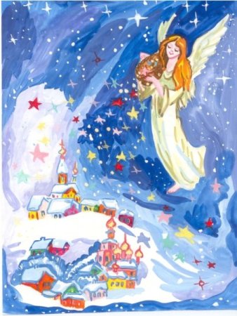 Рождество рисунок