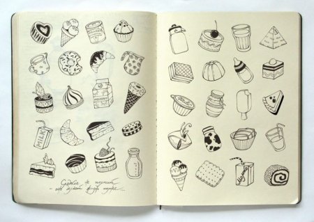 Маленький скетч рисунок простой