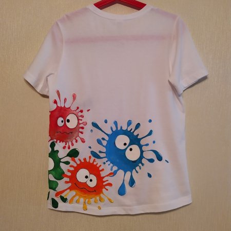 Роспись футболок для детей