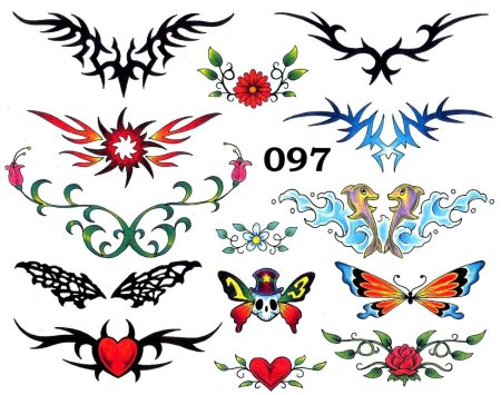 Красивые детские тату