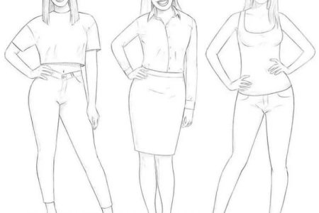 Человек карандашом в полный рост