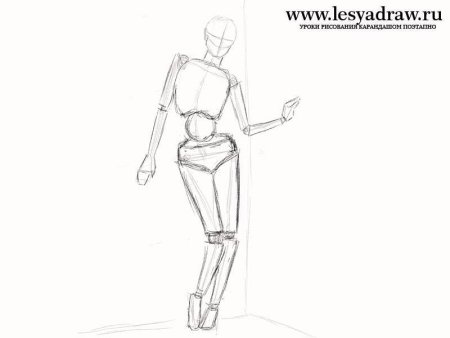 Рисунок человека карандашом для начинающих в полный рост