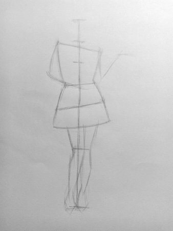 Поэтапное рисование тела