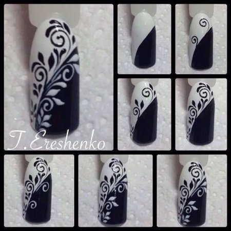 Рисунки на ногтях для начинающих