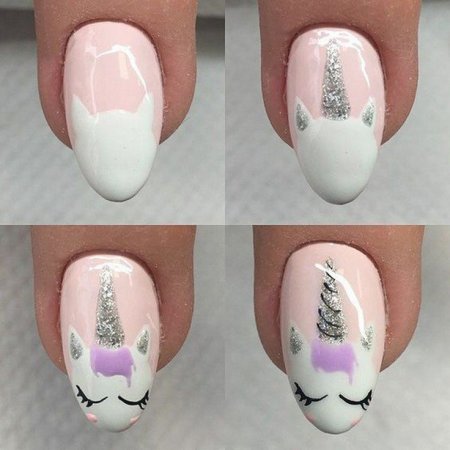 Рисование цветов на ногтях