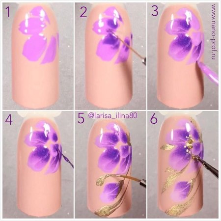 Узоры на ногтях для начинающих