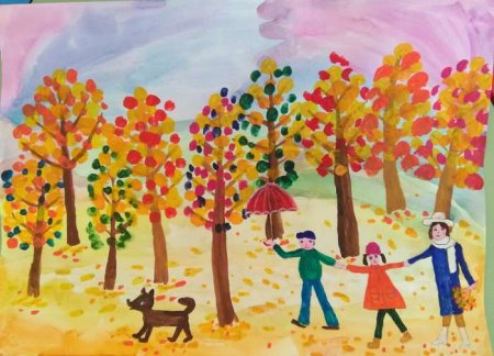 Кляксография с трубочкой техника рисования