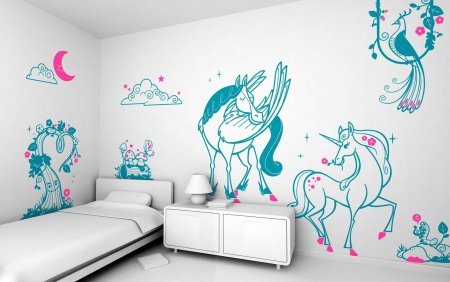 Трафареты для стен детской