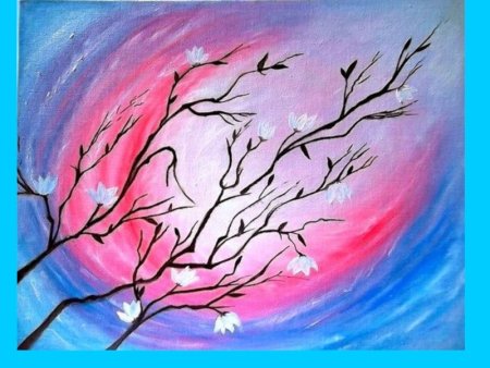 Этапы рисования пейзажа