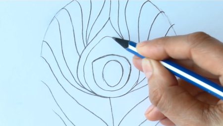 Поэтапное рисование фломастерами