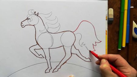 Рисование по шагам фломастеры