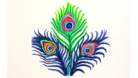 Рисунок котика легкий фломастером