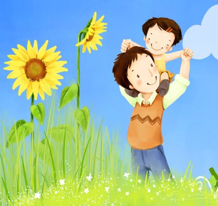 Папа рисует