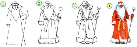 Как нарисовать Леда Мороза