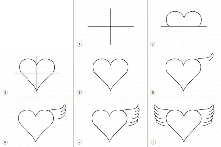 Как нарисовать сердечко