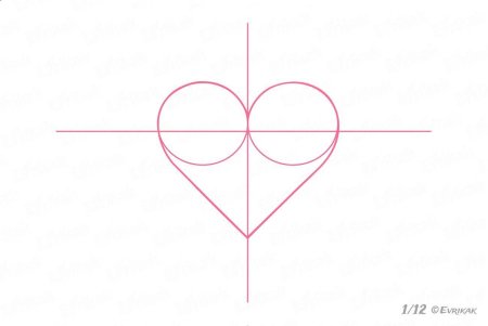 Как нарисовать сердечко